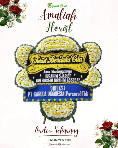 Papan Bunga Duka di Babakan Sadeng