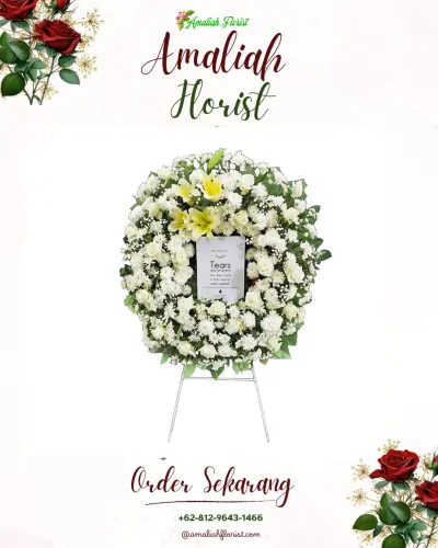 Krans Bunga Duka Cita di Babakan Sadeng